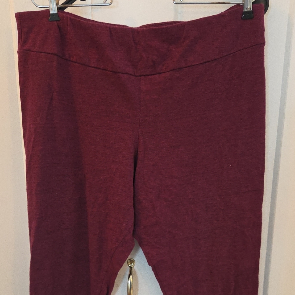 Time and Tru Deep Burgandy Leggings